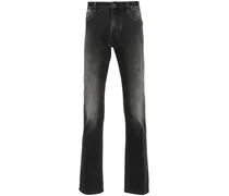Tapered-Jeans mit Schaldetail