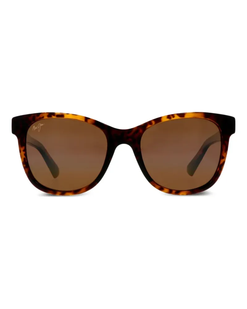 Maui Jim Kiopaa Sonnenbrille in Schildpattoptik - Braun Braun