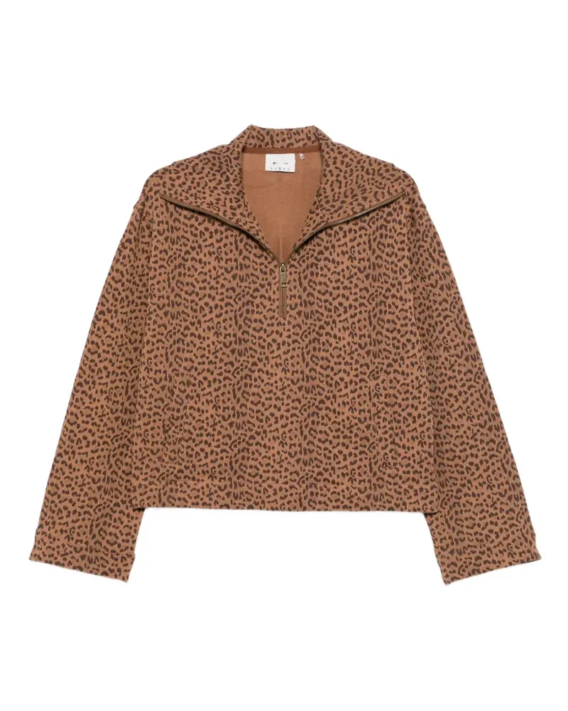 The Upside Javan Jones Jacke mit Leopardenprint - Braun Braun