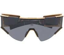 Sonnenbrille mit durchgehendem Glas - Gold