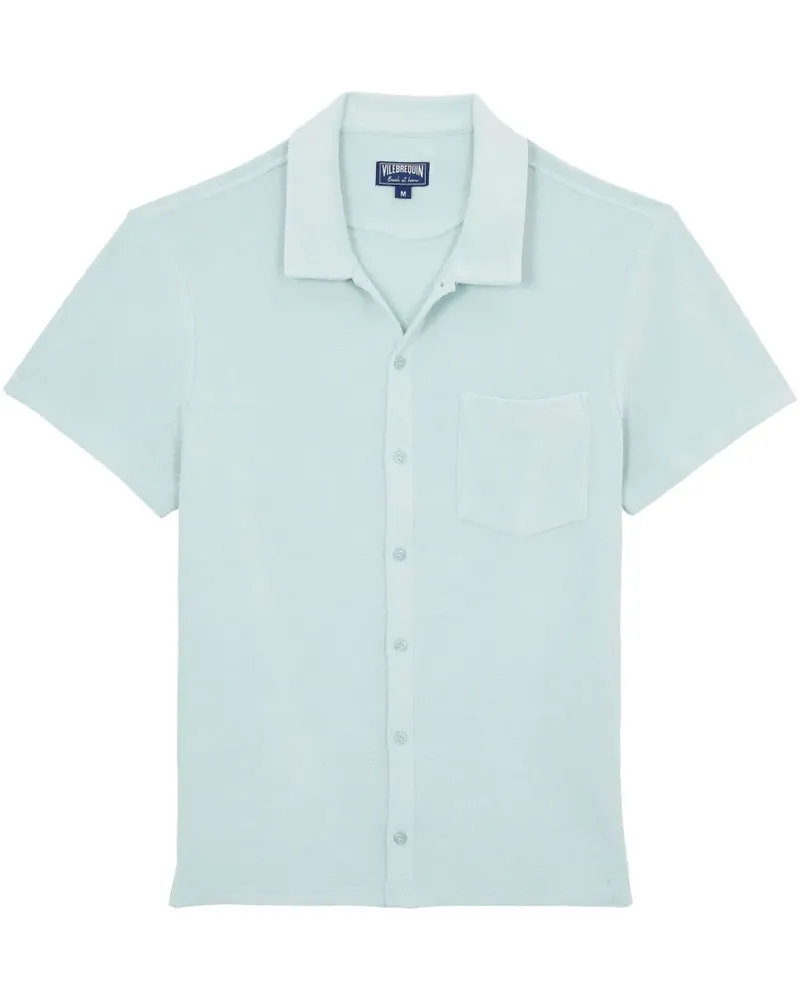 Vilebrequin Terry Bowlinghemd - Blau Blau