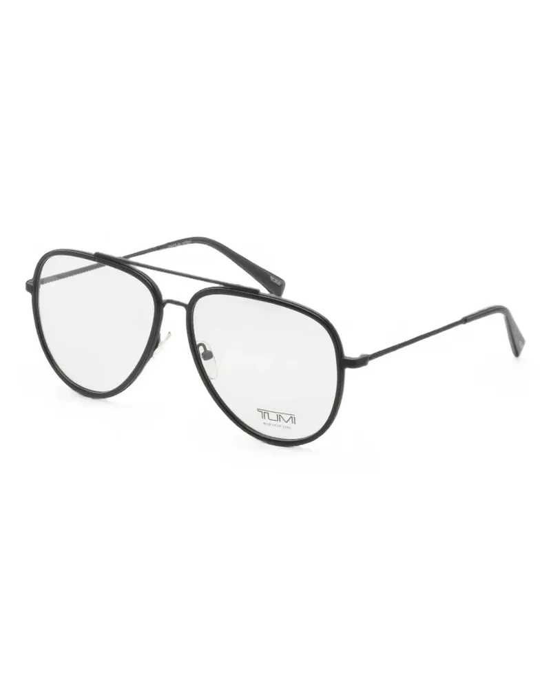 Tumi Klassische Pilotenbrille - Schwarz Schwarz