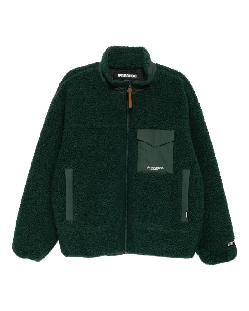 Neighborhood Jacke mit Logo-Stickerei - Grün Grün