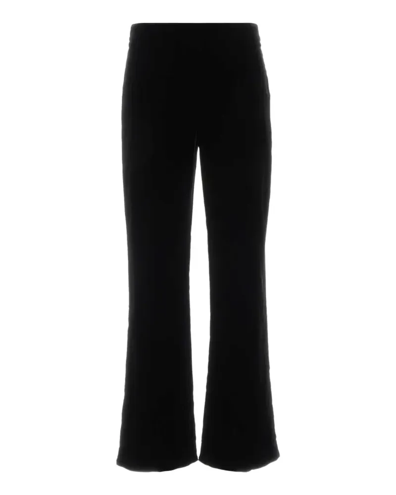 Giorgio Armani Hose aus Stretch-Samt - Schwarz Schwarz