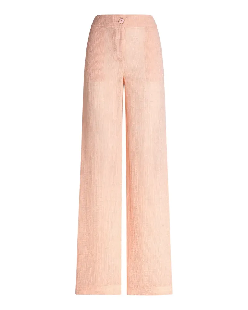Genny button linem trousers - Rosa Rosa
