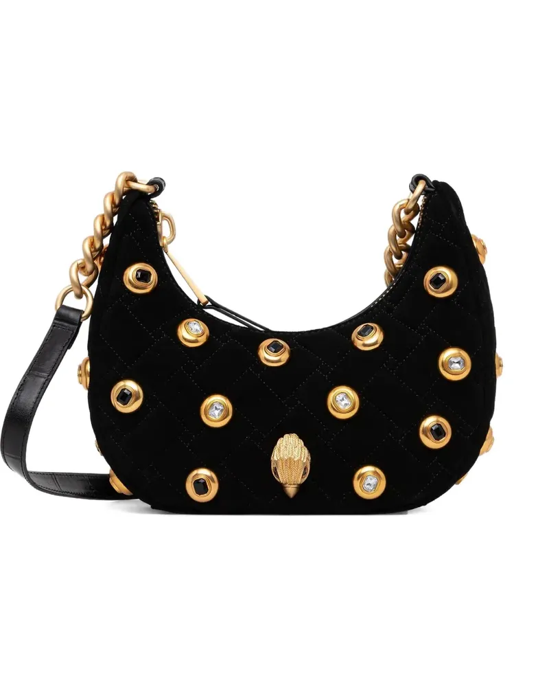Kurt Geiger quilted studded shoulder bag - Schwarz Schwarz