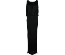 Ärmelloses Kleid - Schwarz