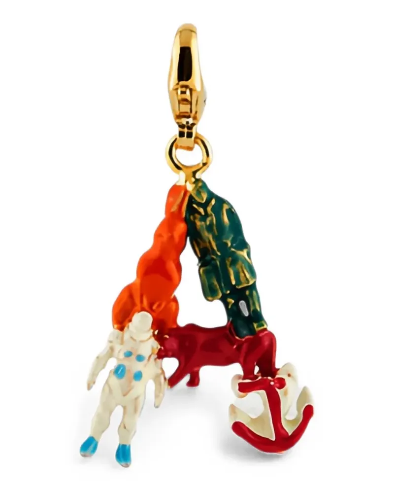 Marni letter a charm - Rot Rot