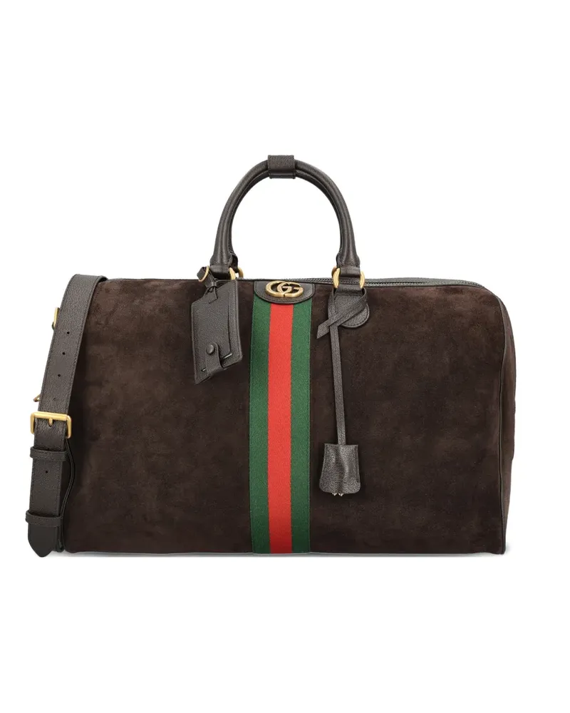 Gucci medium Savoy travel bag - Braun Braun