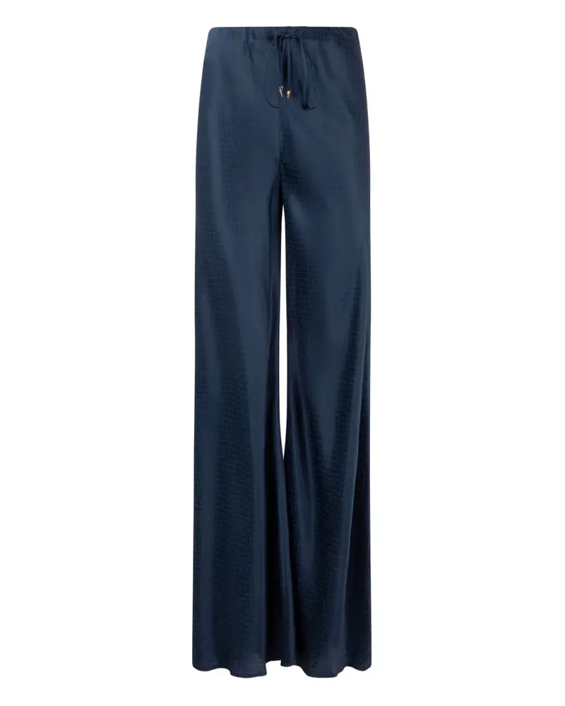 Roberto Cavalli Hose aus Seide - Blau Blau