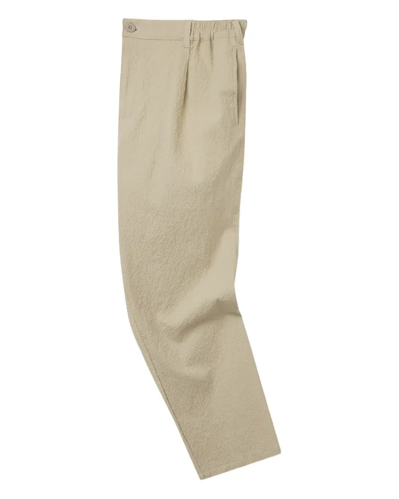 Howlin' textured stretch-cotton trousers - Nude Nude