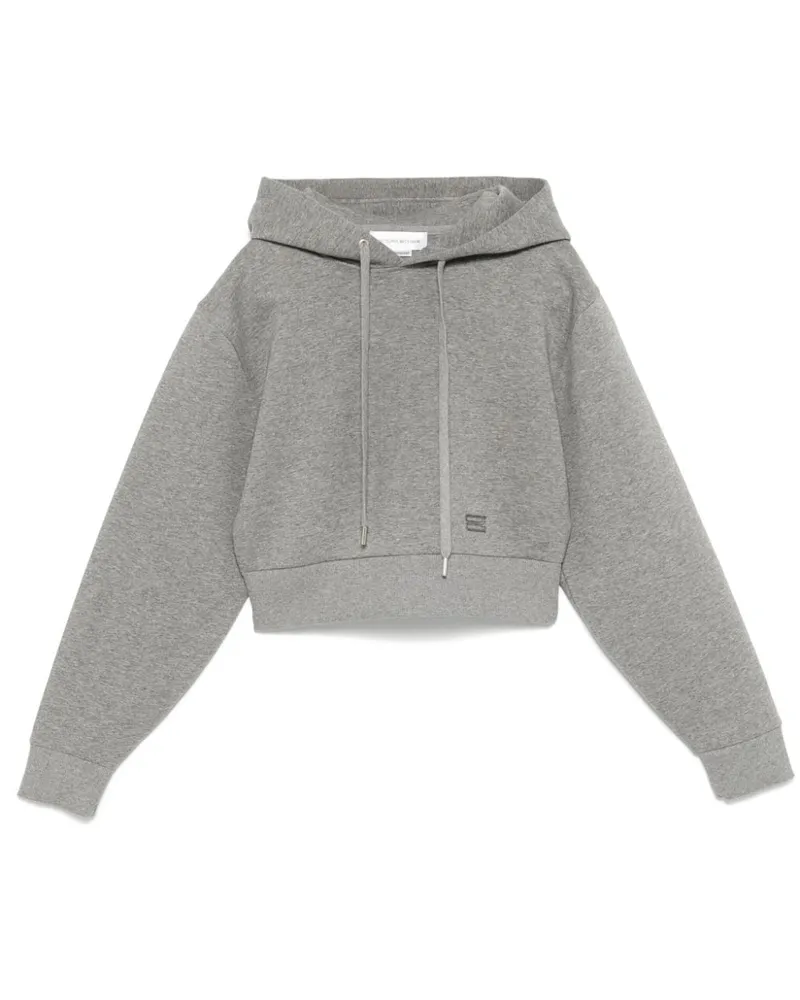Victoria Beckham Cropped-Hoodie - Grau Grau