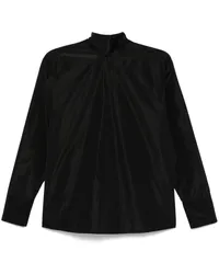 Fabiana Filippi Bluse aus Taft Schwarz