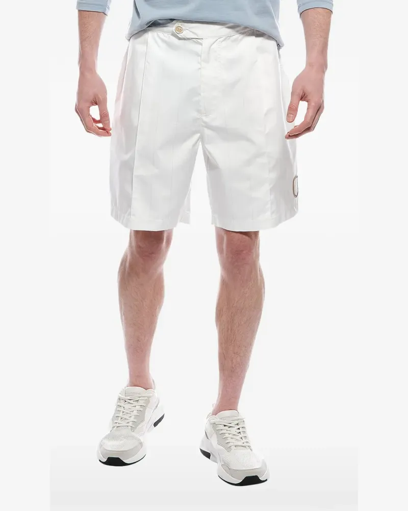 Brunello Cucinelli logo-detail shorts - Weiß Weiß