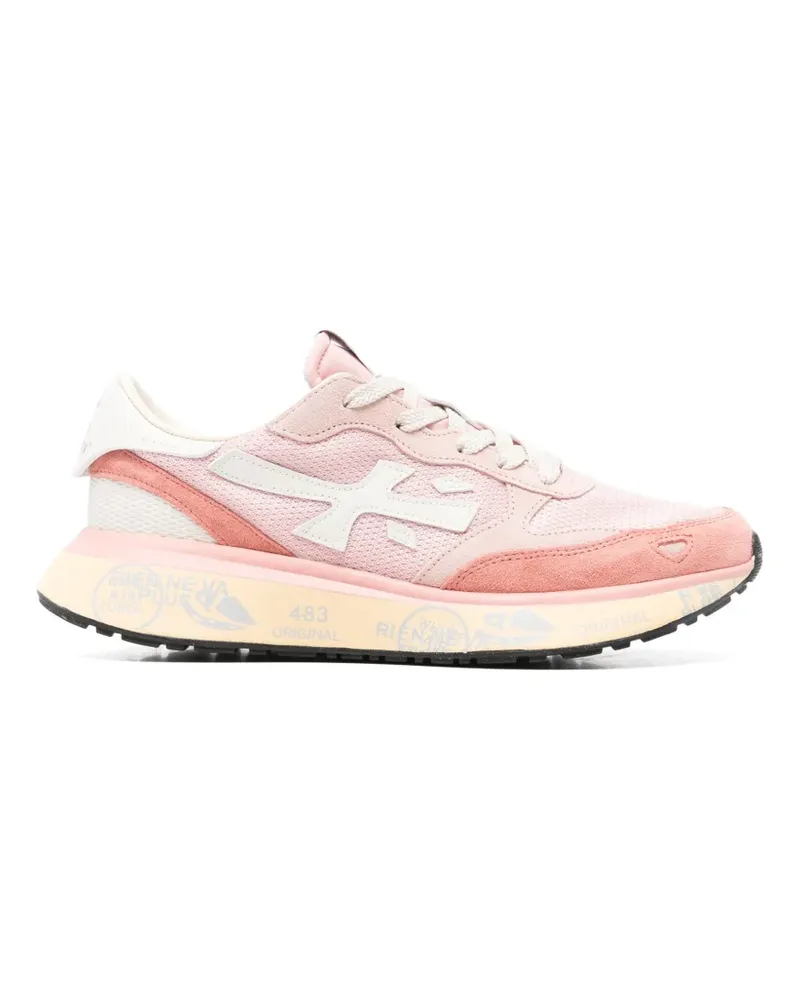 Premiata appliqué sneakers - Rosa Rosa