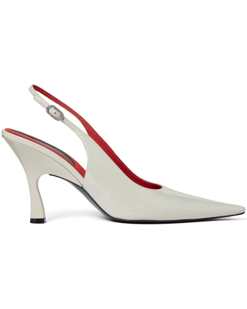 Stella McCartney Elsa Pumps mit Slingback-Riemen 90mm Weiß