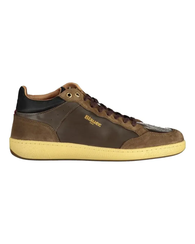 Blauer Murray suede-panel sneakers - Braun Braun