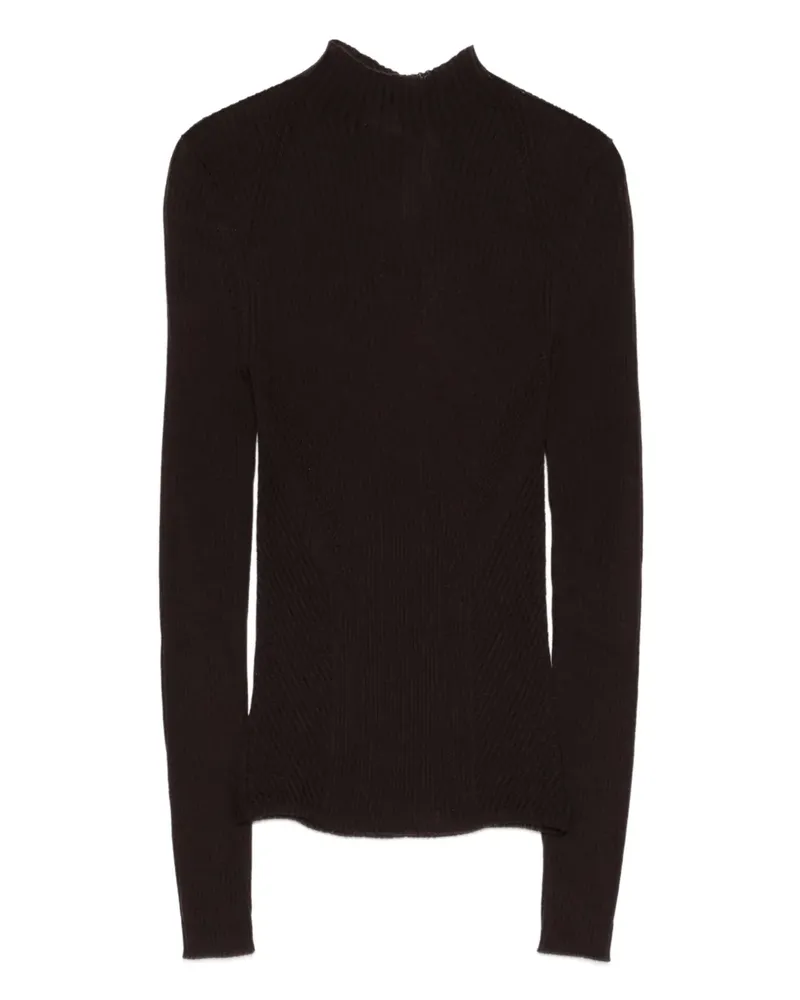 Twin-Set ribbed-knit jumper - Braun Braun