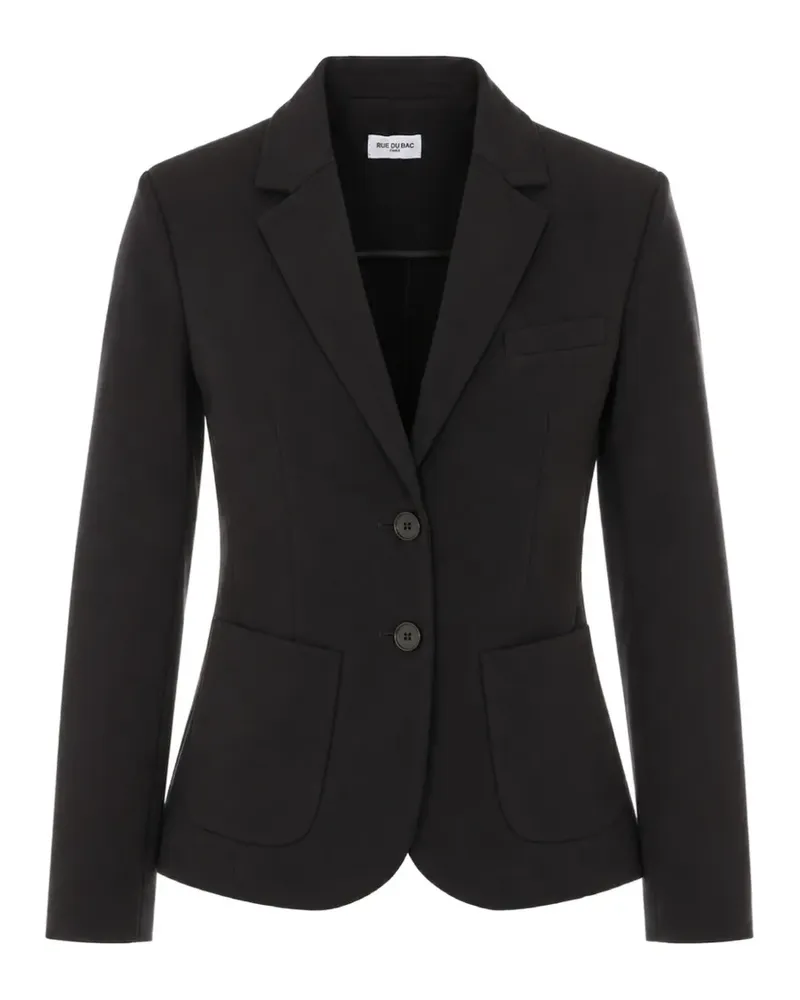 Rue du Bac single-breasted blazer - Schwarz Schwarz