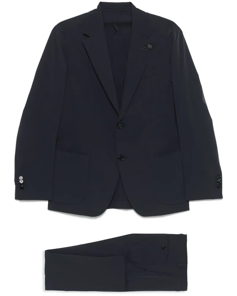 LARDINI Einreihiger Anzug - Blau Blau