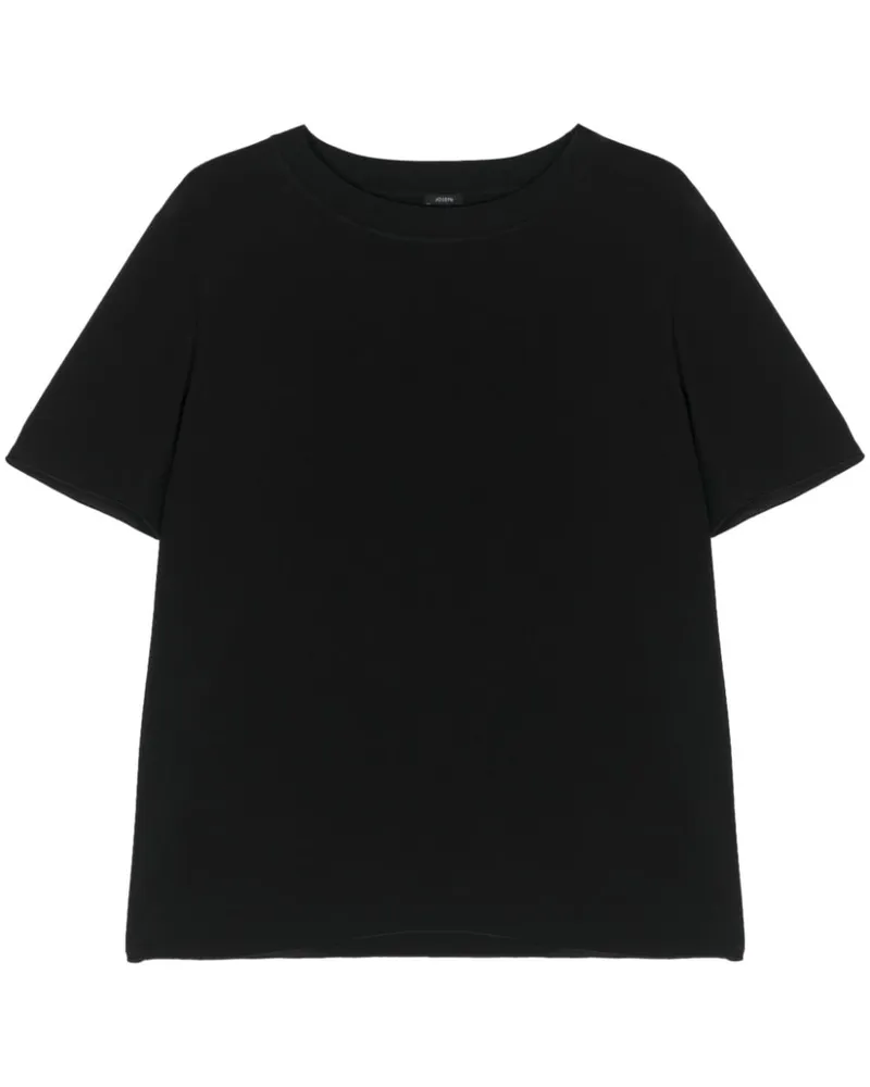 Joseph Rubin T-Shirt aus Seide - Schwarz Schwarz