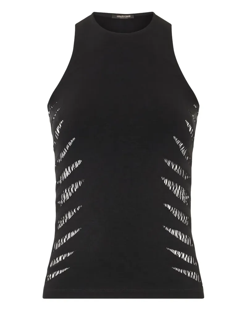 Roberto Cavalli Schulterfreies Top - Schwarz Schwarz