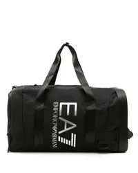 EA7 Reisetasche mit Logo-Print Schwarz