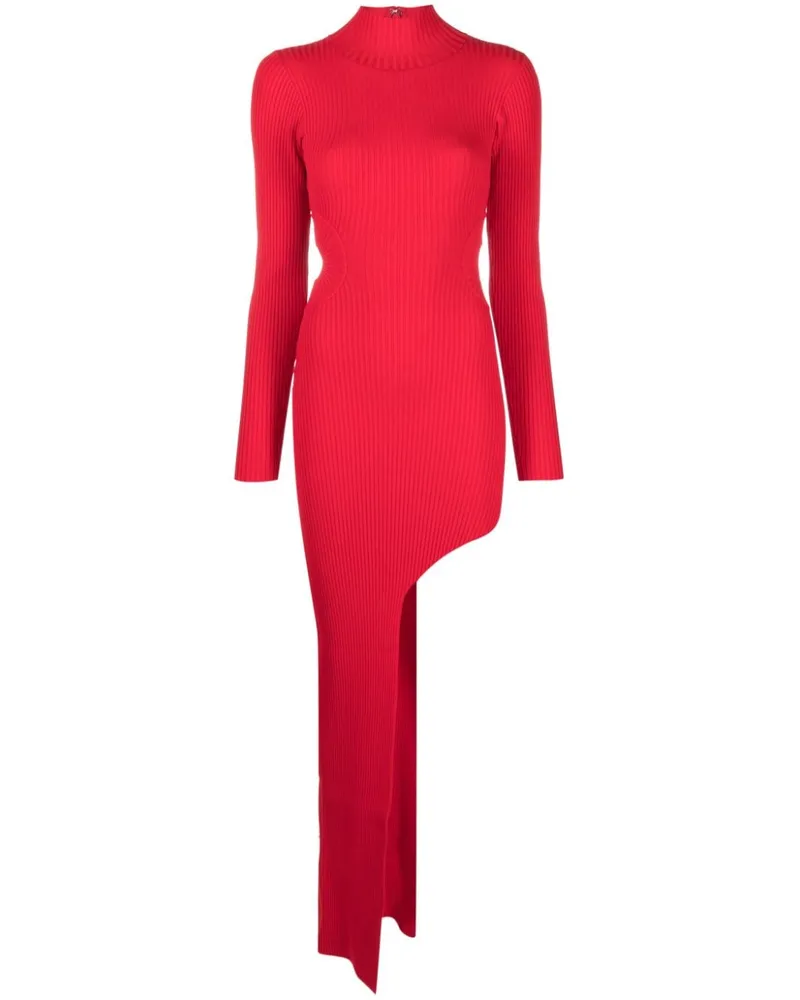 David Koma Asymmetrisches Abendkleid - Rot Rot