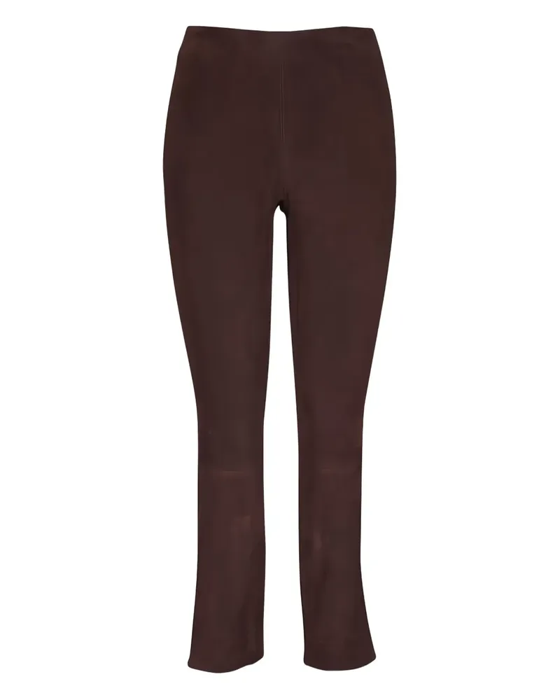 Vince suede split-hem trousers - Braun Braun