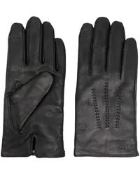 HUGO BOSS Handschuhe aus Leder Schwarz