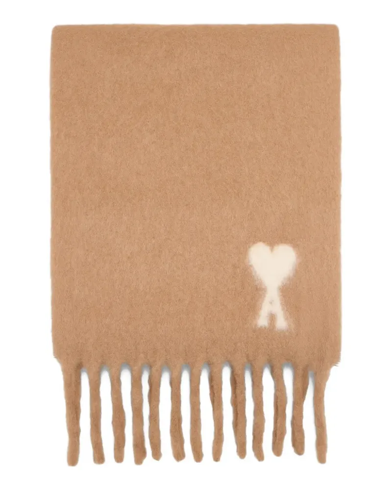 AMI Paris Ami de Coeur Schal - Nude Nude