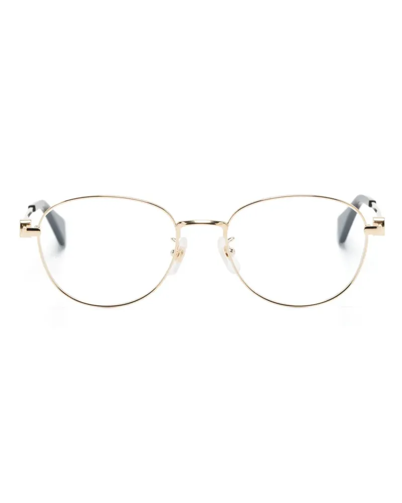 Cartier Brille mit rundem Gestell - Gold Gold