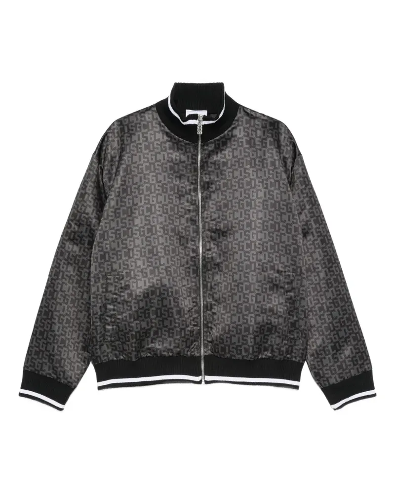 GCDS Jacke mit Logo-Monogramm - Schwarz Schwarz