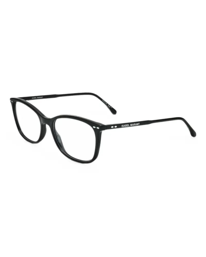 Isabel Marant Brille mit Logo - Schwarz Schwarz