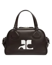 Courrèges Reedition Bowlingtasche Braun