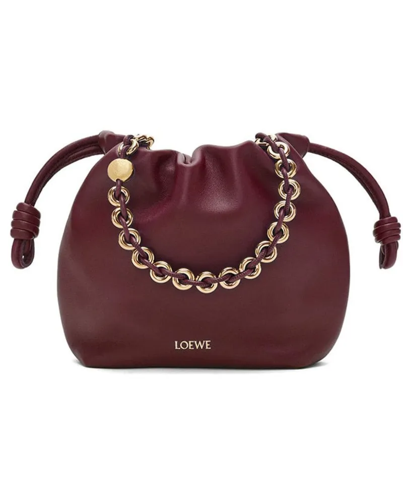 Loewe Flamenco Schultertasche - Rot Rot