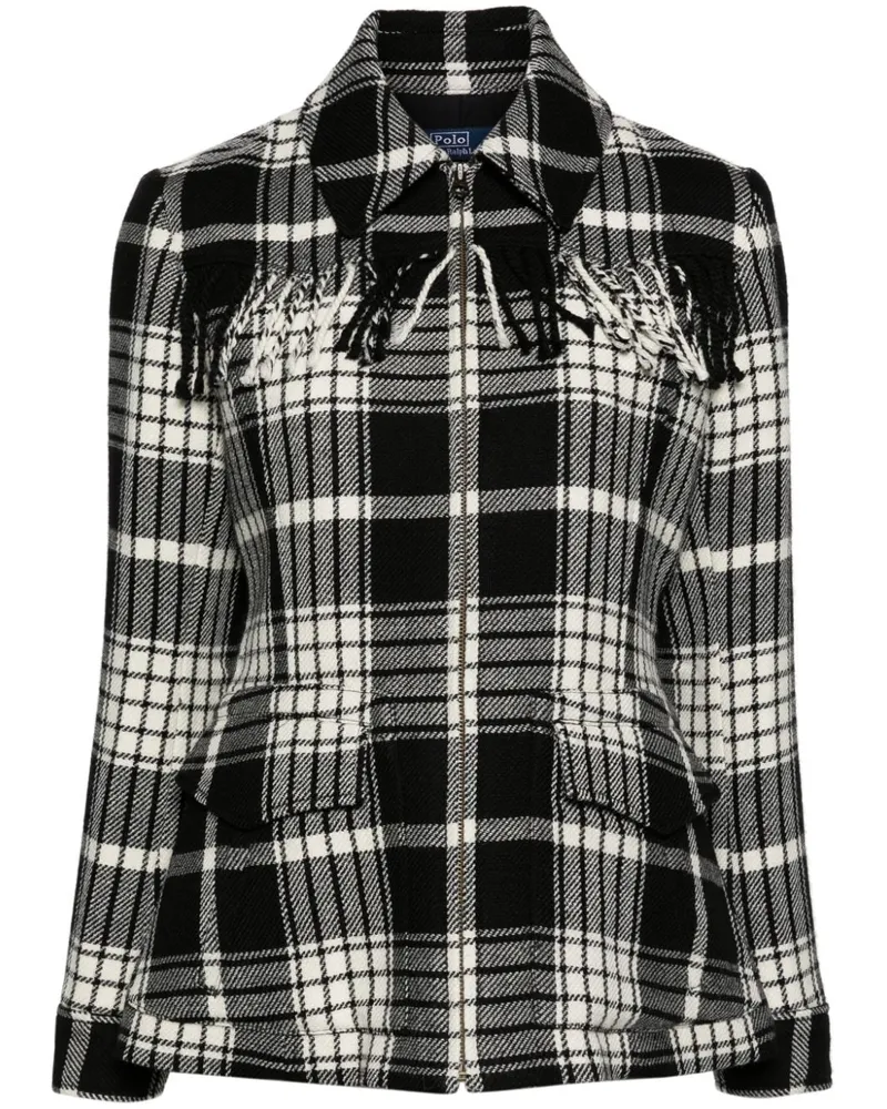 Ralph Lauren Jacke mit Fransen - Schwarz Schwarz