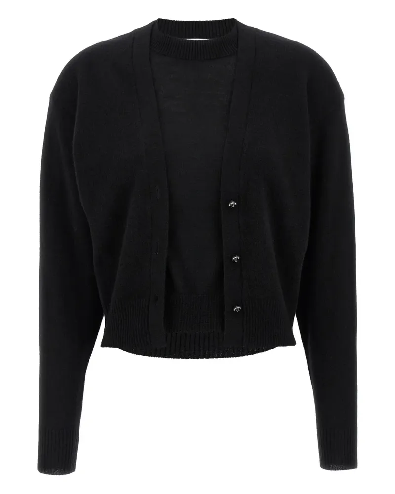 Paco Rabanne Pullover mit Rundhalsausschnitt - Schwarz Schwarz