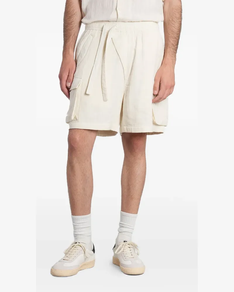 maharishi drawstring cargo shorts - Nude Nude