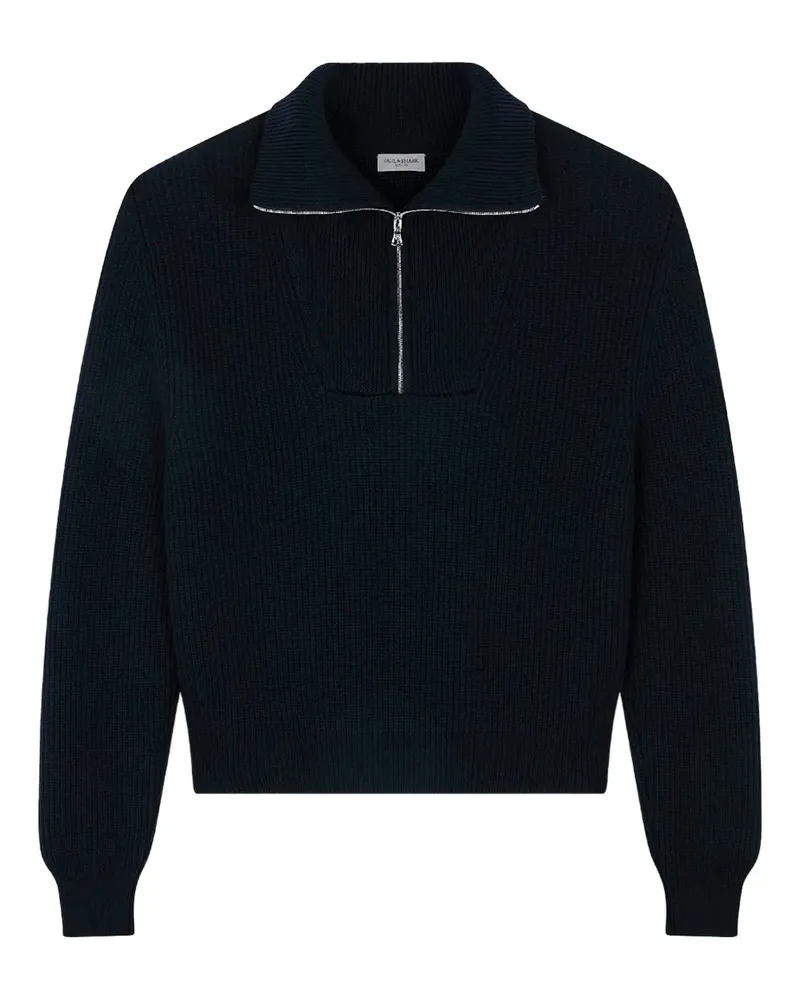Paul & Shark half-zip ribbed sweater - Blau Blau