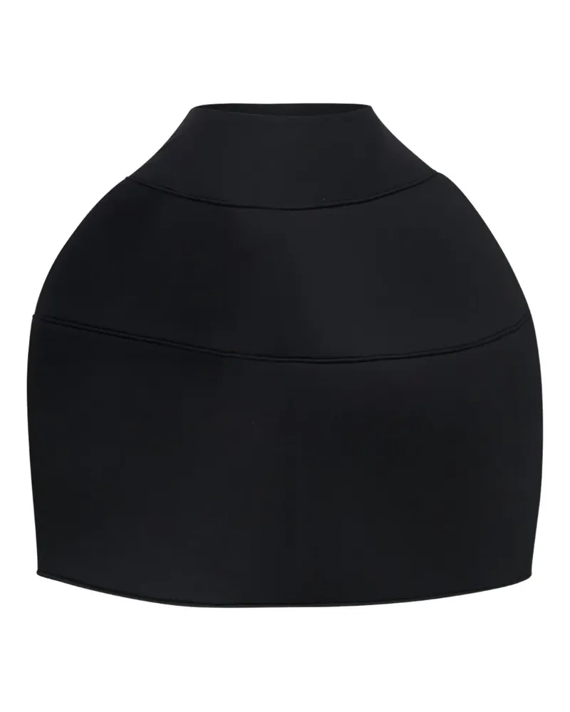 Melitta Baumeister sculptural paneled midi skirt - Schwarz Schwarz