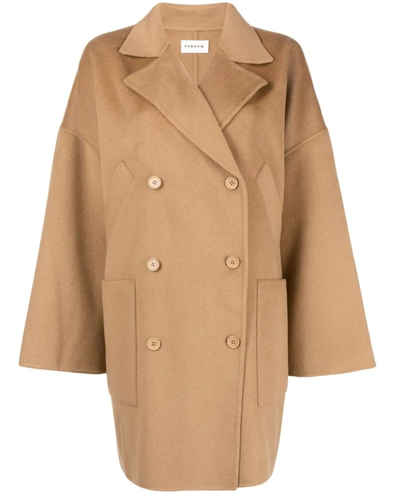P.A.R.O.S.H. P.A.R.O H. Cabanjacke aus Kaschmir - Braun Braun