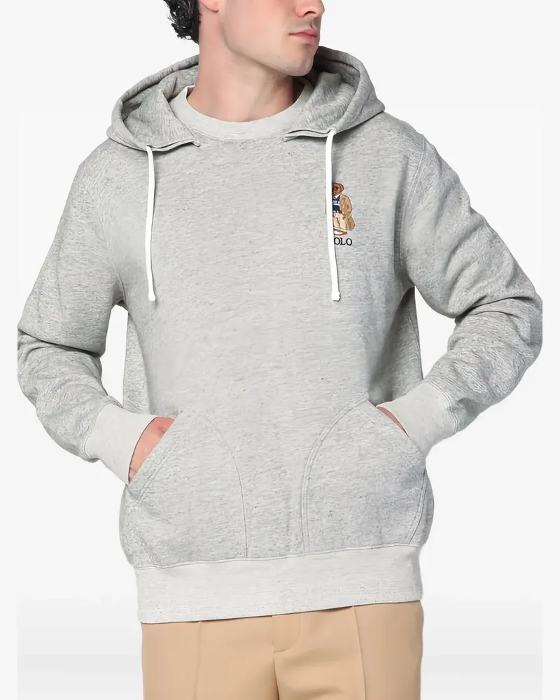 Ralph Lauren Hoodie mit Logo-Stickerei - Grau Grau