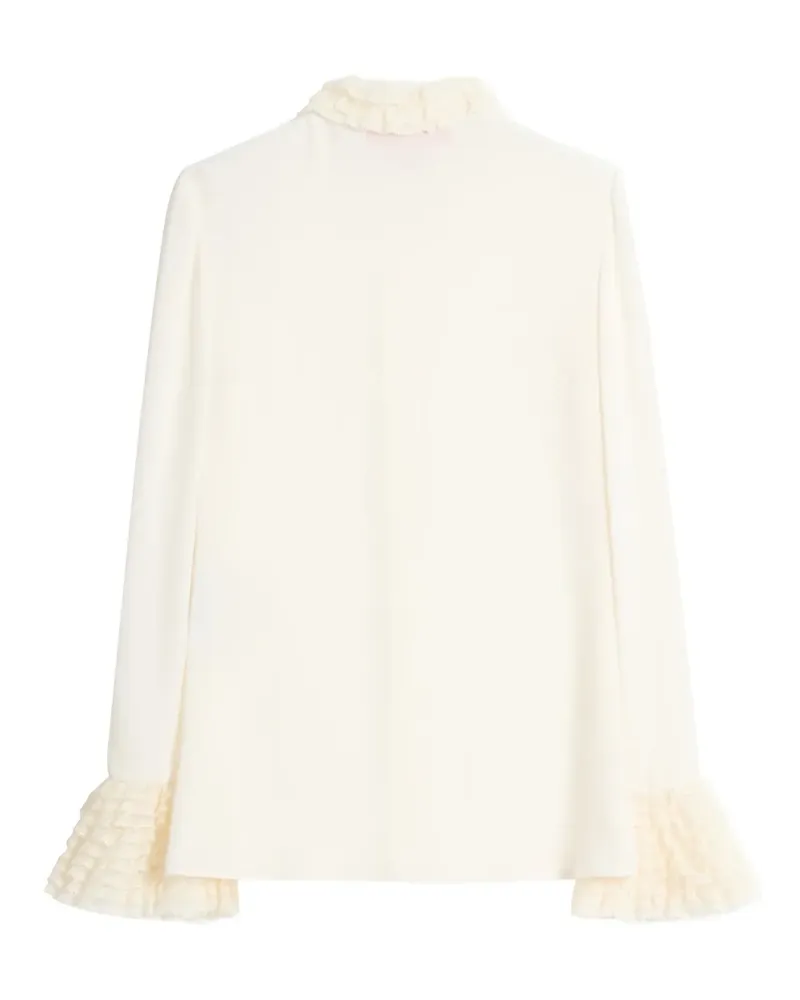 Valentino Garavani Georgette-Bluse - Weiß Weiß