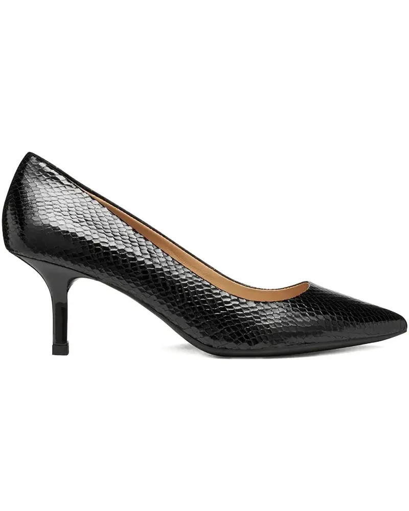 Geox kleopy pointed snakeskin pumps - Schwarz Schwarz
