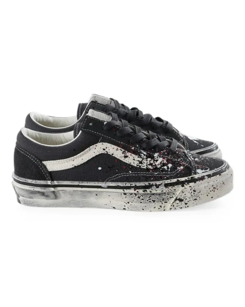 Vans paint-splatter Old Skool sneakers - Schwarz Schwarz
