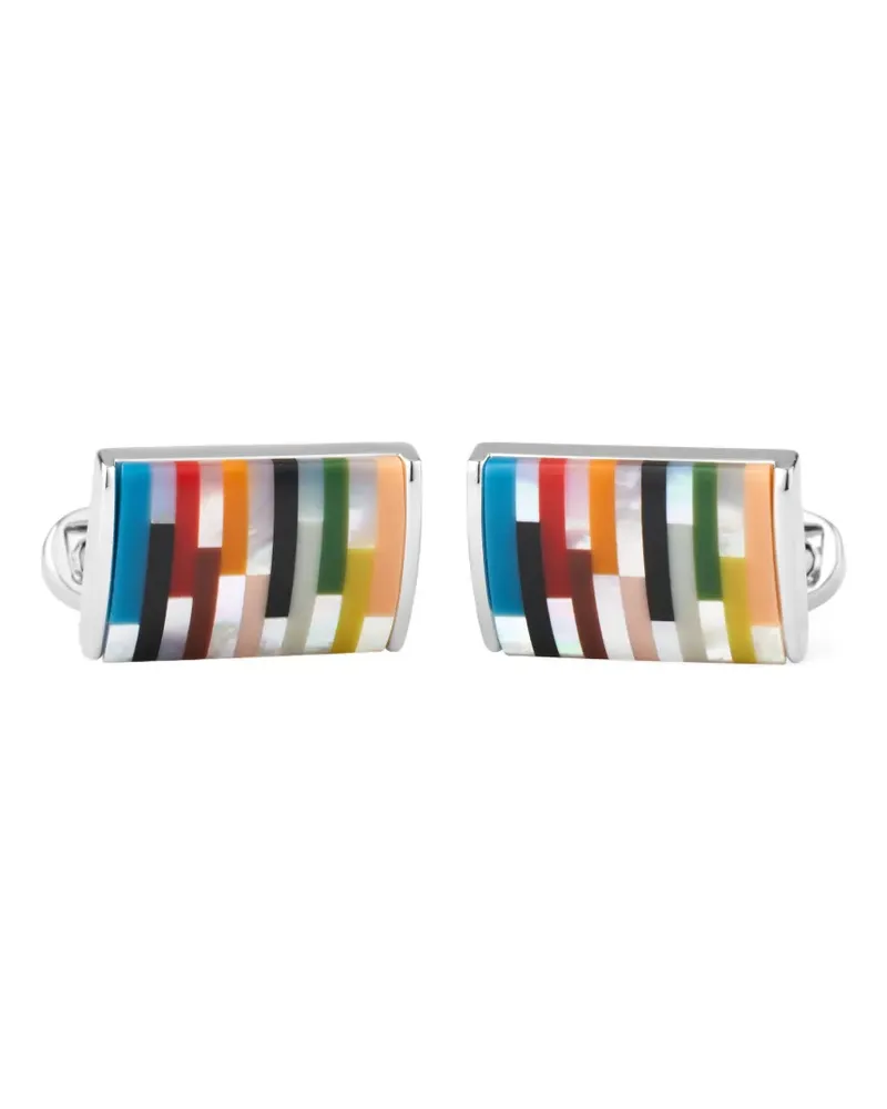 Paul Smith multi-colour cufflinks - Silber Silber