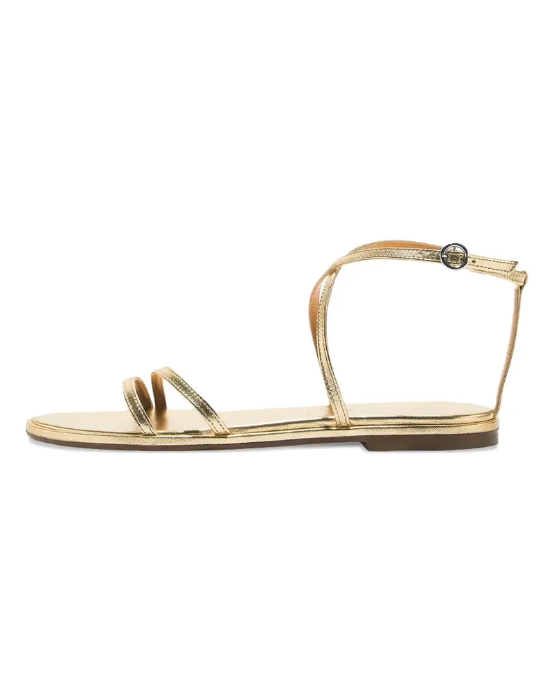 aeyde Rabea flat sandals - Gold Gold