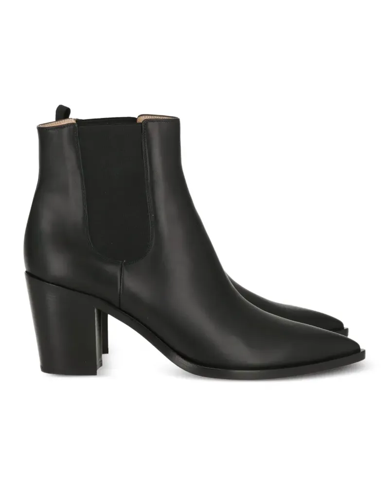 Gianvito Rossi pointed-toe boots - Schwarz Schwarz