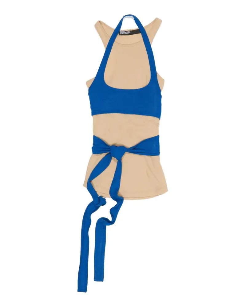 BIMBA Y LOLA Neckholder-Top im Lagen-Look - Nude Nude